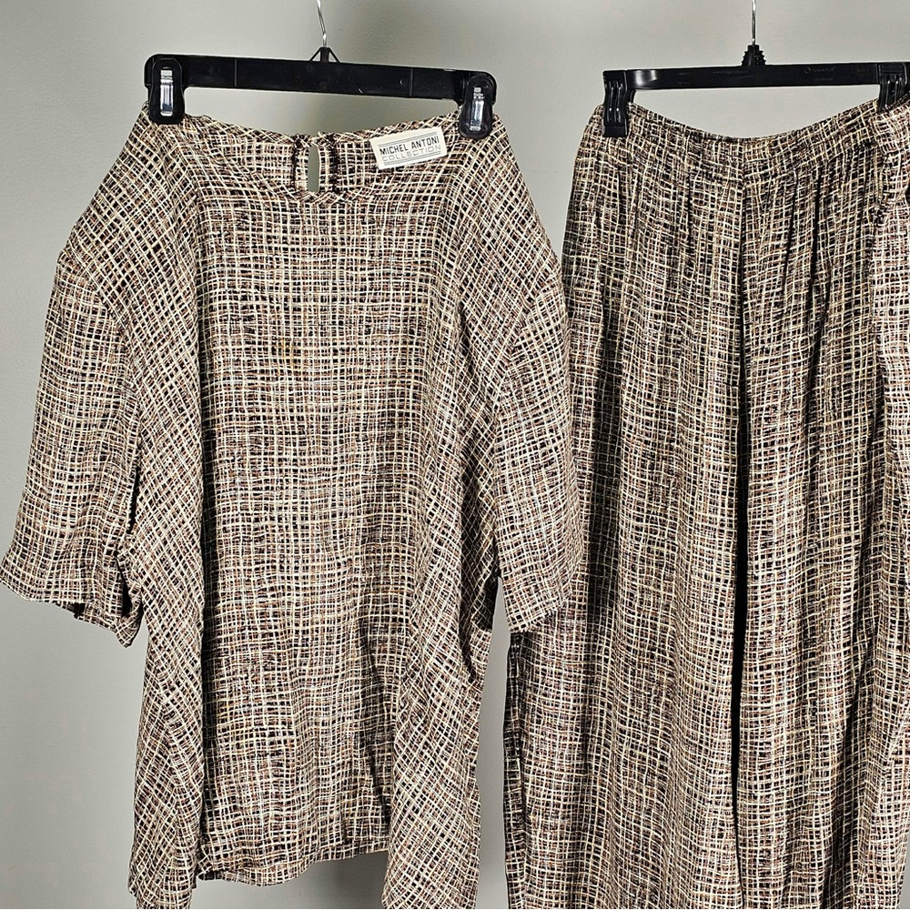EUC Michel Antoni 2 piece pant/top set 2x